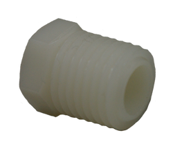 10820 - 1/4-18 npt x 1/8-27 fpt Reducer (Nylon)
