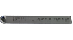 10916 - Glass Thickness Laser Scale