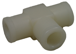 10825 - 1/8-27 fpt Internally Threaded Tee (Nylon)